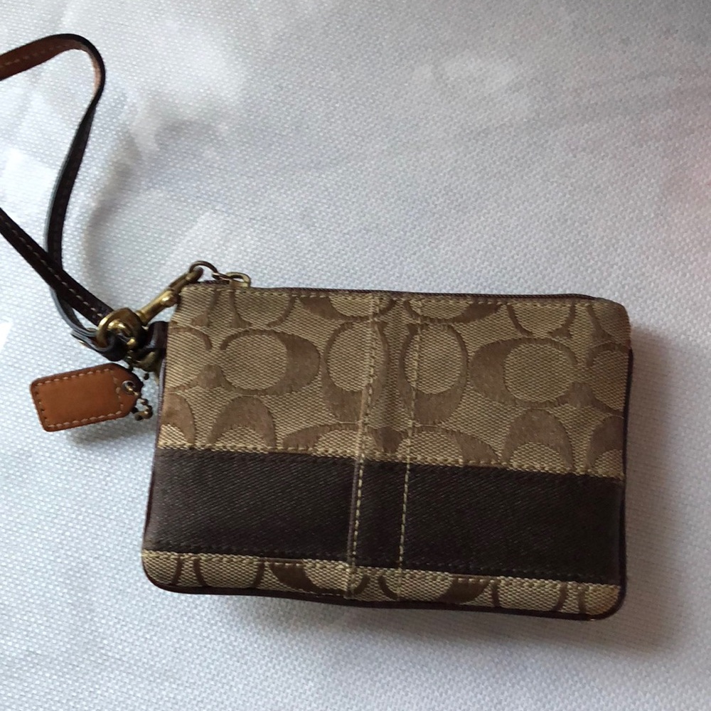 Authentic coach wristlet